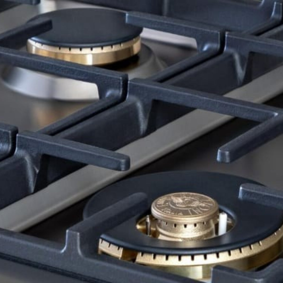 RangeTop Bertazzoni Professional á Gás 6 bocas com Grill Elétrico Inox 122cm 127V