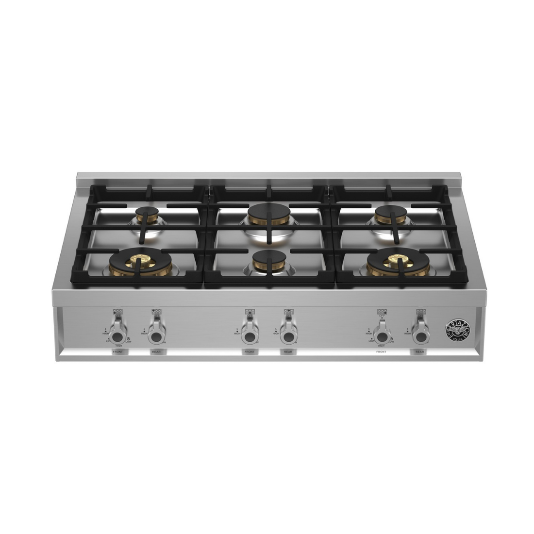 RangeTop Bertazzoni Professional á Gás 6 Bocas Inox 91cm Bivolt