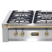 Rangetop Lofra Dolcevita á Gás 5 Bocas Inox 90cm 220V
