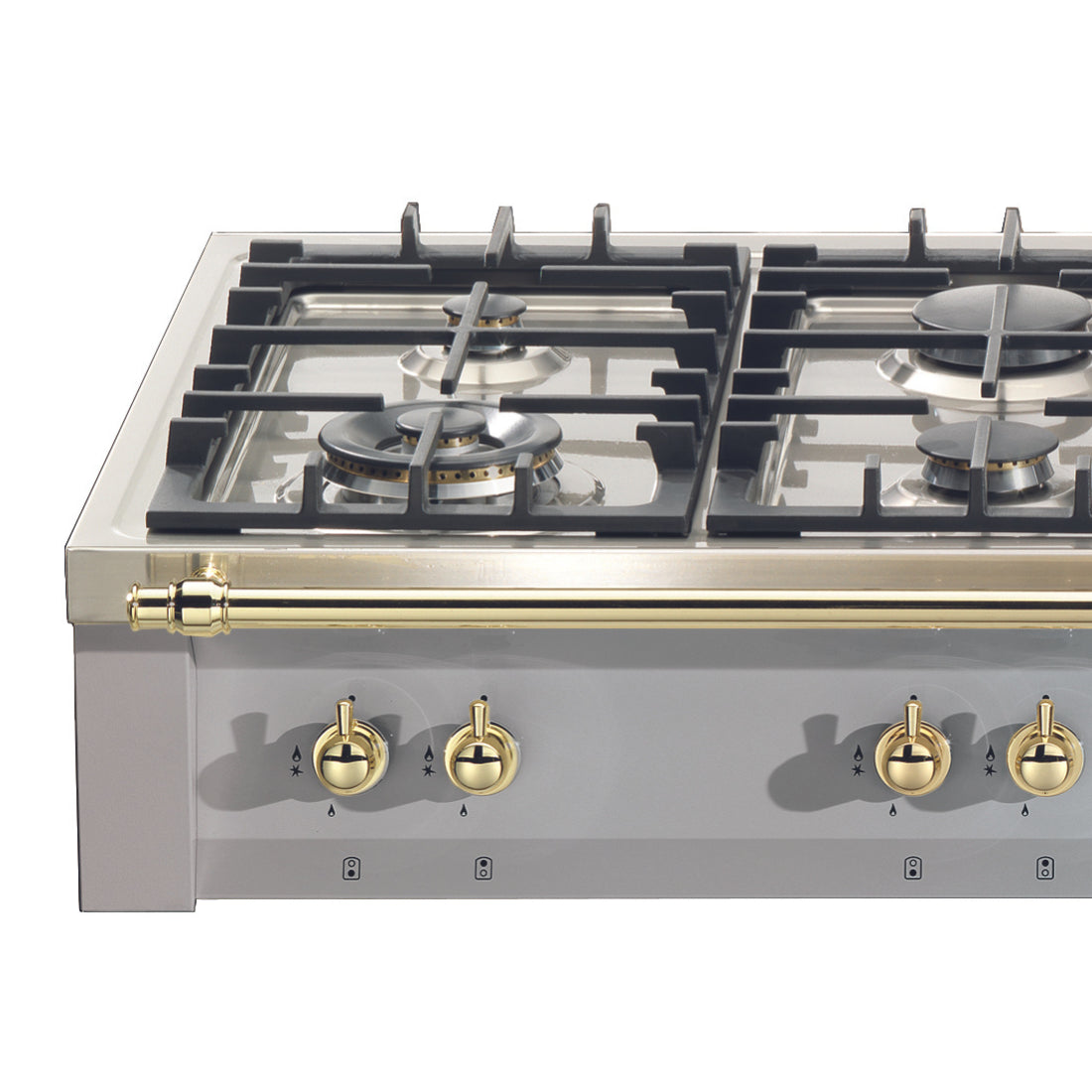 Rangetop Lofra Dolcevita 5 Bocas á Gás e 2 Zonas Elétricas Inox 120cm 220V