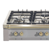 Rangetop Lofra Dolcevita 5 Bocas á Gás e 2 Zonas Elétricas Inox 120cm 220V