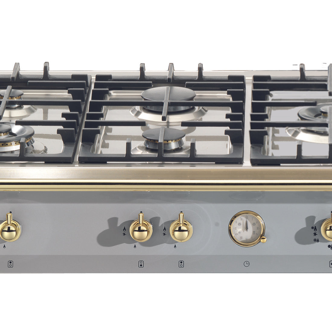 Rangetop Lofra Dolcevita 5 Bocas á Gás e 2 Zonas Elétricas Inox 120cm 220V