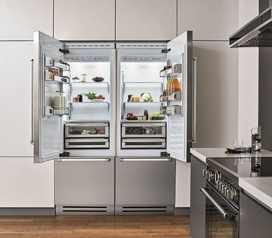 Refrigerador Bertazzoni Bottom Freezer Master 473 Litros 75cm Inox 220V - Abertura para Esquerda