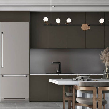 Refrigerador Bertazzoni Bottom Freezer Master 473 Litros 75cm Inox 220V - Abertura para Direita
