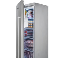 Freezer Tecno Professional 278 Litros Inox 60cm com porta em inox e tecnologia de refrigeração.