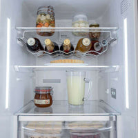 Refrigerador Tecno Professional 380 Litros Inox 60cm refrigerador French Door embutir com interior inox, prateleiras de vidro e suporte para garrafas