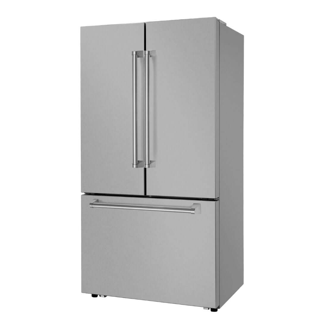Refrigerador Evol French Door Moritz 572 Litros Inox 91cm com portas tipo French door e gaveta freezer inox