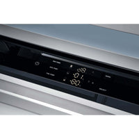Refrigerador Evol French Door painel digital inox com display de temperatura e botões touch