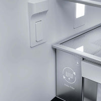Refrigerador Evol French Door Moritz 572L inox com dispenser de água e filtro interno visível