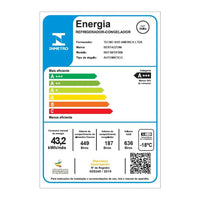 Refrigerador Bertazzoni Heritage French Door 636 Litros Inox 91cm etiqueta de eficiência energética com classificação A++ e capacidade 636L