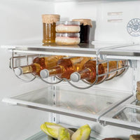 Refrigerador Bertazzoni Heritage French Door 636 Litros Inox 91cm com interior em inox, prateleira para garrafas e acabamento premium French Door