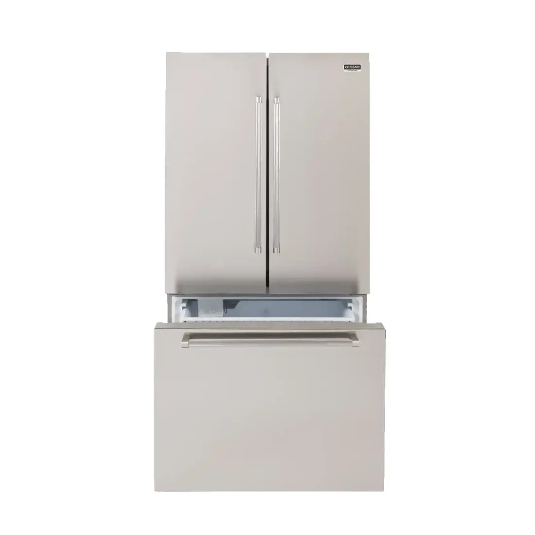 Refrigerador CrissAir French Door 575 Litros Inox 91cm
