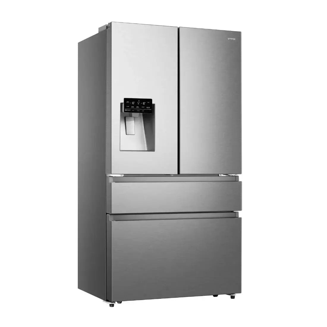 Refrigerador Gorenje French Door 466 Litros Inox 90cm com acabamento em inox Touch Free