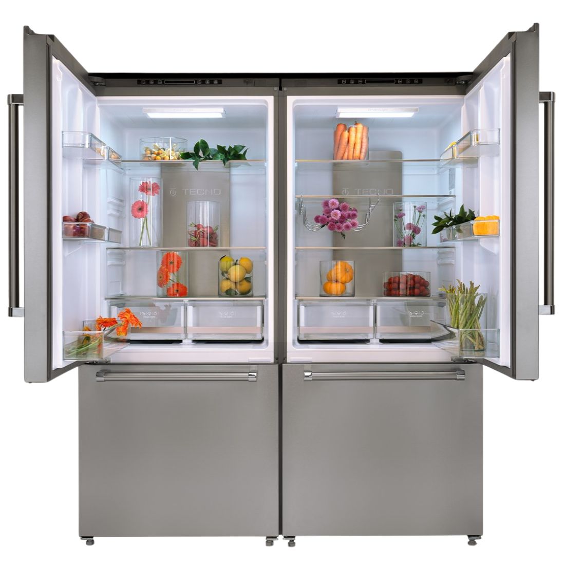 Refrigerador Tecno Professional DUO Bottom Freezer 890 Litros 152cm