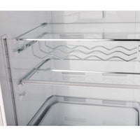 Refrigerador Tecno para Revestir 303L com prateleiras de vidro e suporte para garrafas interior