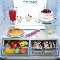 Refrigerador Tecno Vintage French Door 571 Litros Inox 90cm