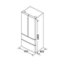 Refrigerador Tecno Vintage French Door 571 Litros Inox 90cm