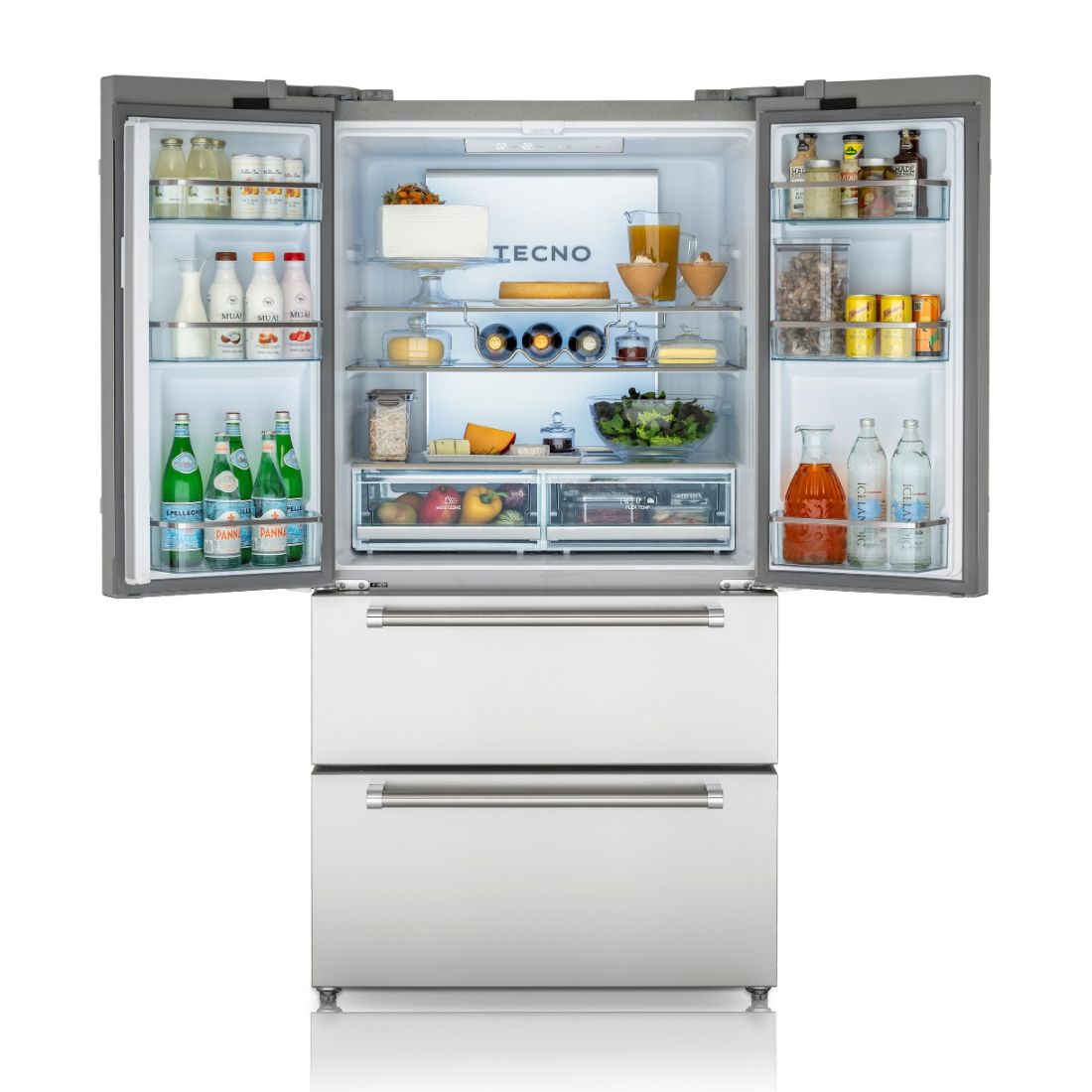 Refrigerador Tecno Professional French Door 571 Litros Inox 90cm
