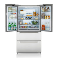 Refrigerador Tecno Professional French Door 571 Litros Inox 90cm