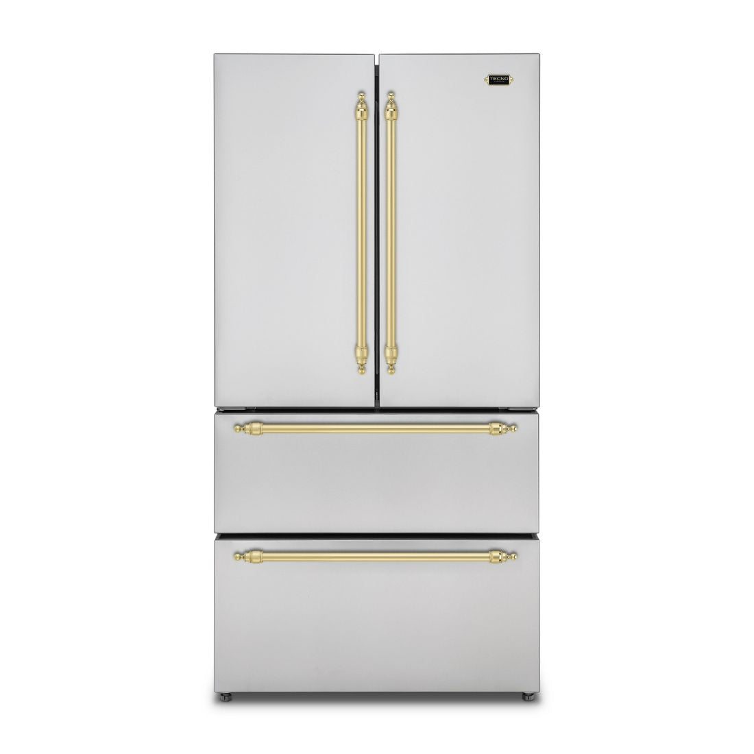 Refrigerador Tecno Vintage French Door 571 Litros Inox 90cm