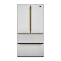 Refrigerador Tecno Vintage French Door 571 Litros Inox 90cm