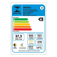 Refrigerador Bertazzoni  p/ Revestir e embutir Bottom Freezer 473 Litros 74cm Inox 220V - Abertura para Esquerda