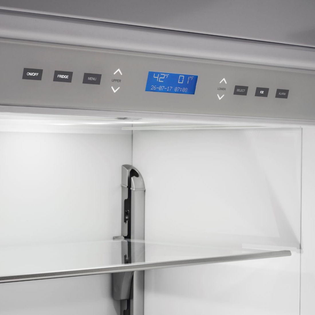 Refrigerador Bertazzoni  p/ Revestir e embutir Bottom Freezer 473 Litros 74cm Inox 220V - Abertura para Esquerda