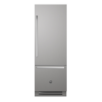 Refrigerador Bertazzoni Professional Bottom Freezer 473 Litros 75cm Inox 220V - Abertura para Direita