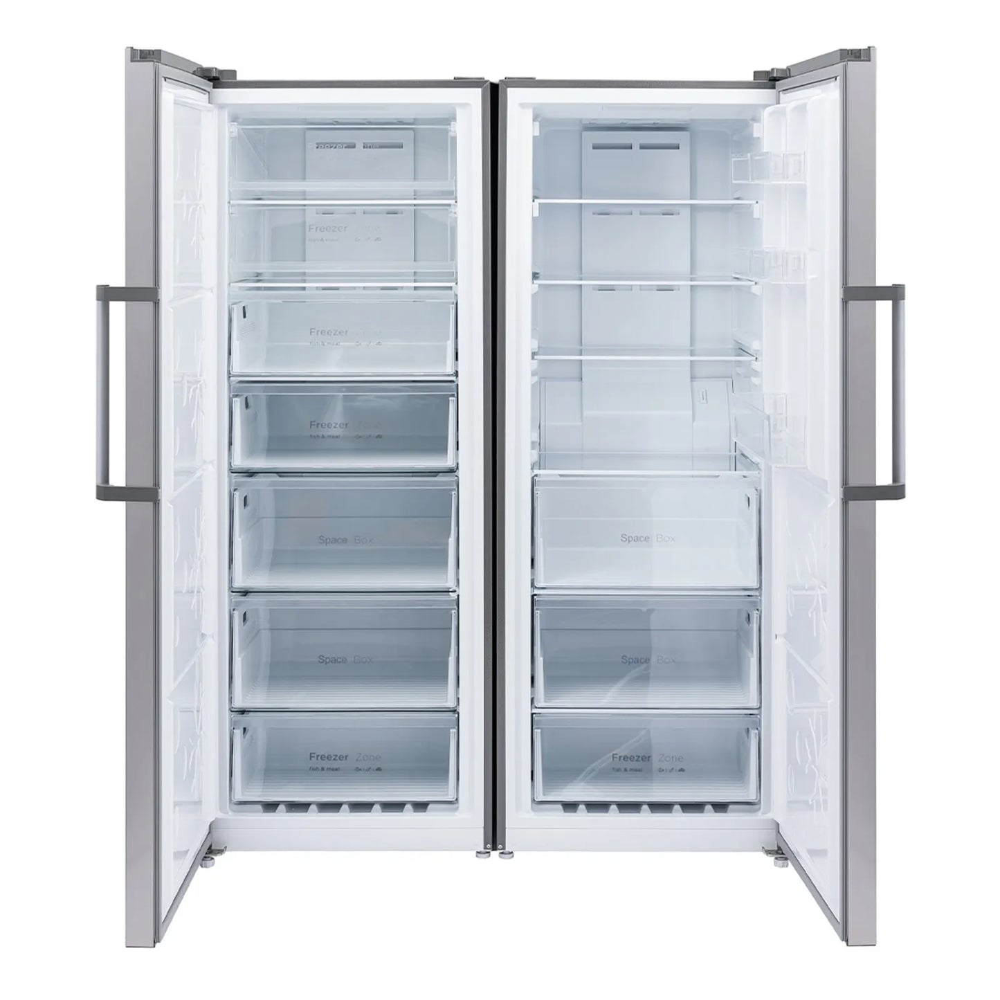 Refrigerador e Freezer Side by Side CrissAir Twinset 760 Litros Inox 220V