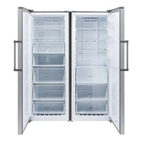 Refrigerador e Freezer Side by Side CrissAir Twinset 760 Litros Inox 220V
