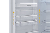 Refrigerador Bottom Freezer Tecno para Revestir 233 Litros 220V - Portas Reversíveis