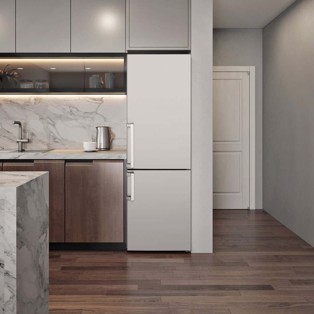 Refrigerador Tecno Bottom Freezer 324 Litros Inox 60cm