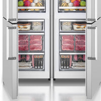 Refrigerador Tecno DUO Bottom Freezer 648 Litros Inox 122cm