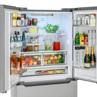 Refrigerador Tecno Vintage French Door 636 Litros Inox 91cm