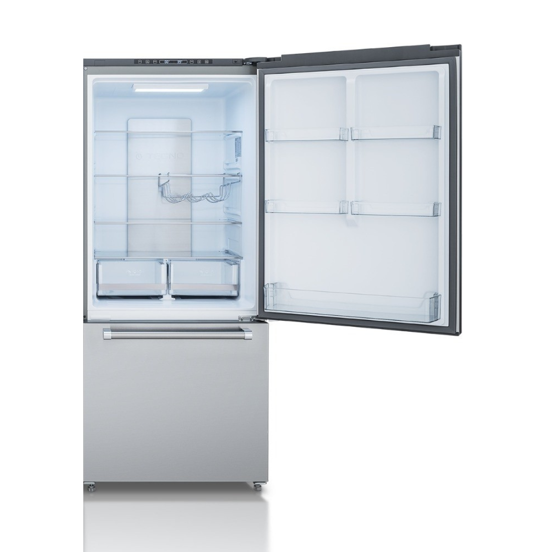 Refrigerador Bottom Freezer Professional de Embutir 445 Litros Inox 220V - Abertura para Direita