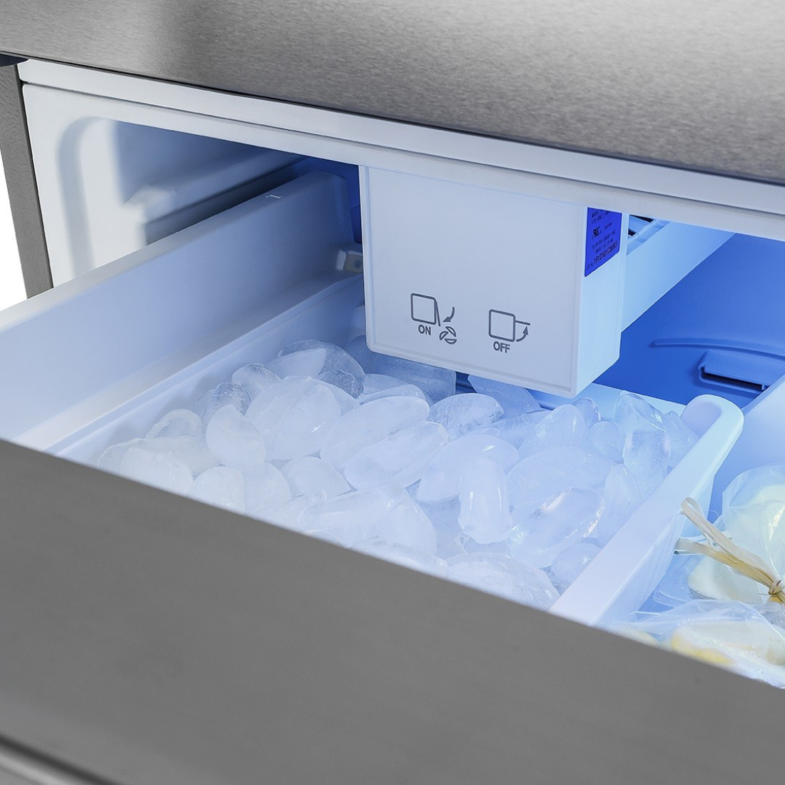Refrigerador Bottom Freezer Professional de Embutir 445 Litros Inox 220V - Abertura para Direita