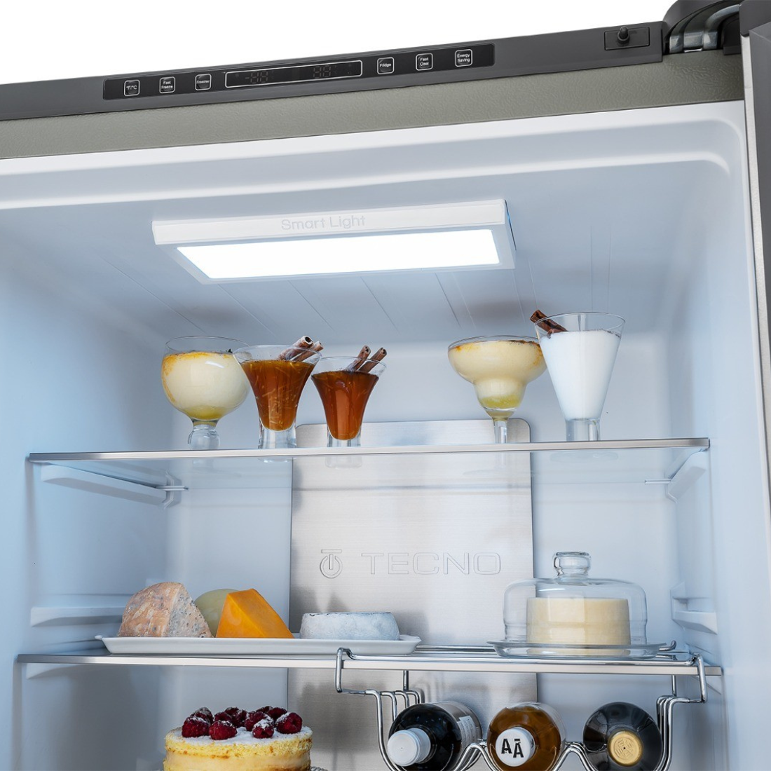 Refrigerador Bottom Freezer Professional de Embutir 445 Litros Inox 220V - Abertura para Direita