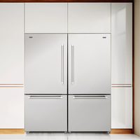 Refrigerador Bottom Freezer Professional de Embutir 445 Litros Inox 220V - Abertura para Direita