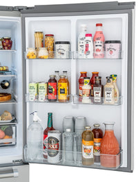 Refrigerador Bottom Freezer Professional de Embutir 445 Litros Inox 220V - Abertura para Direita