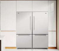 Refrigerador Bottom Freezer Tecno de embutir Professional DUO 890L 152cm 220V