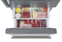 Refrigerador Bottom Freezer Professional de Embutir 445 Litros Inox 220V - Abertura para Direita