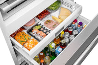 Refrigerador p/ Revestir e embutir Bottom Freezer 596 Litros 90cm Inox 220V - Abertura para Direita
