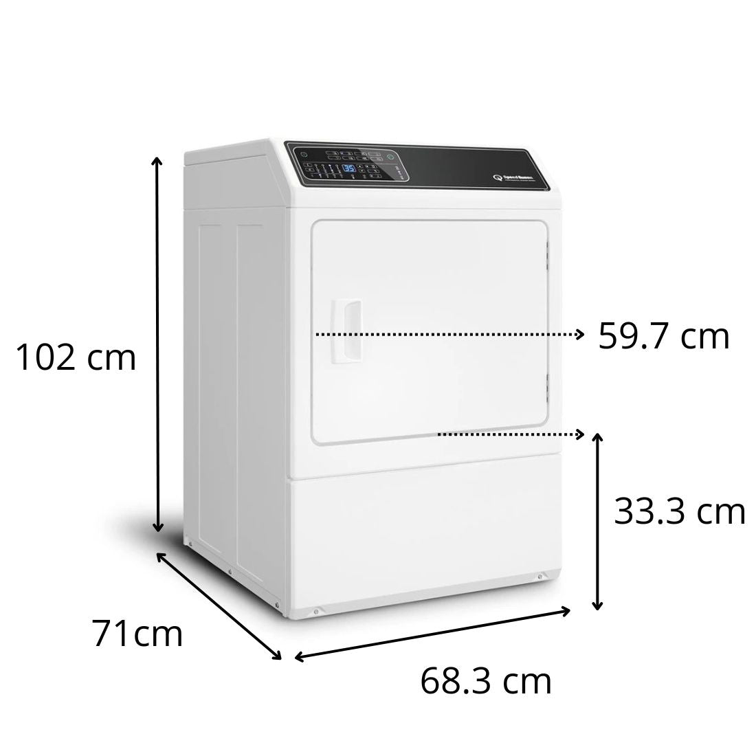 Secadora de Roupas Elétrica Speed Queen 10,5 Kg Branca - ADEE9
