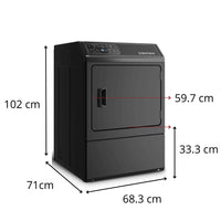 Secadora de Roupas Elétrica Speed Queen 10,5 Kg Preta
