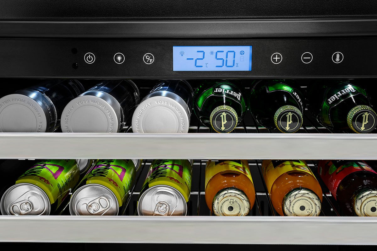 Cervejeira Tecno Vintage 136 Litros de Embutir Inox 220V - Abertura para Direita