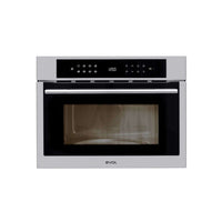 Forno Evol combinado com Micro-ondas IX13 Inox 60cm em aço inox, painel digital touch e 35 litros