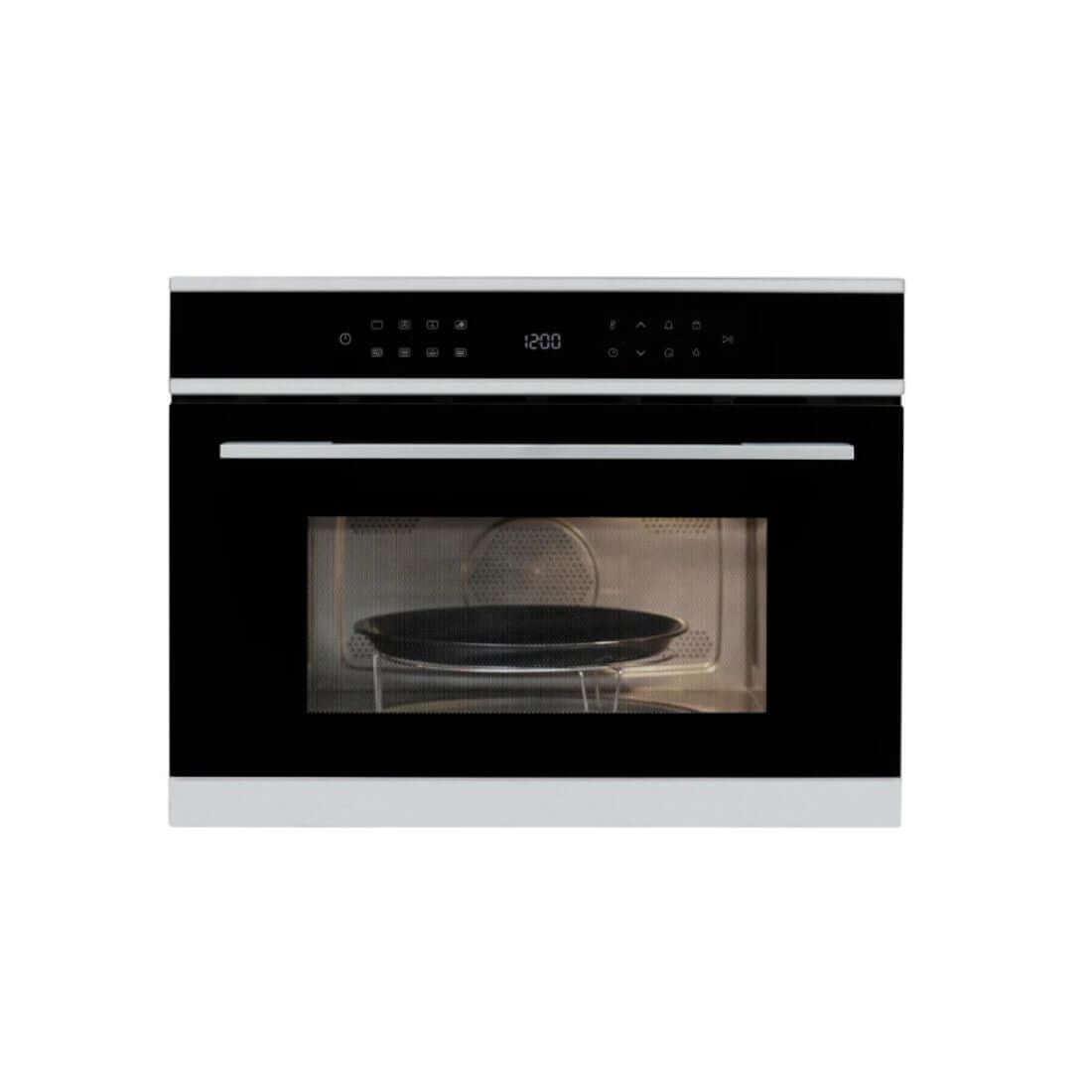Forno Evol combinado com Micro-ondas IX17 vidro preto 60cm com painel touch e 35 litros