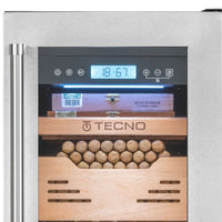 Umidor de Charutos Tecno Professional Inox 38cm