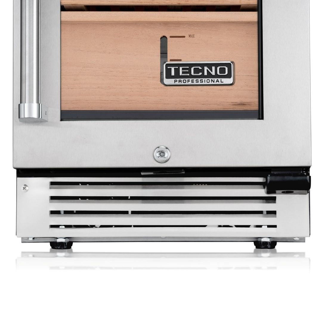 Umidor de Charutos Tecno Professional Inox 38cm